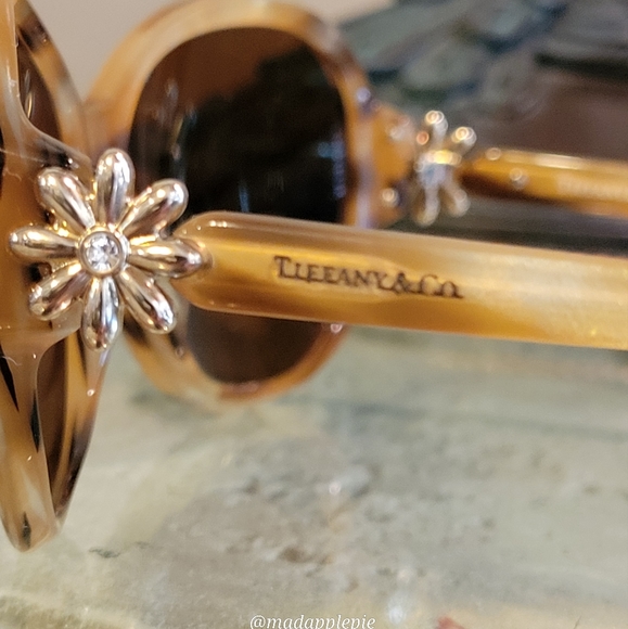 Tiffany & Co TF4068 SunglasseDaisy Mother of Pearl Havanah Tortoise Luxury #51 - Picture 10 of 15